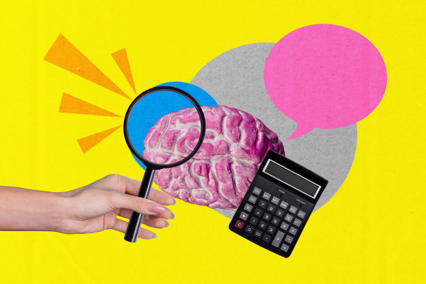 趋势复合素描模板照片拼贴，手持放大镜，脑海思考，计算器，计数，文本框消息，漫画笔记图片下载