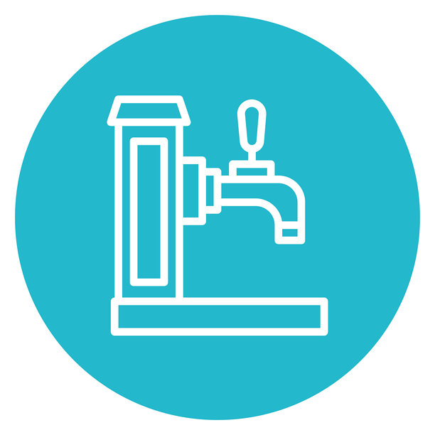 啤酒龙头矢量图标图片下载