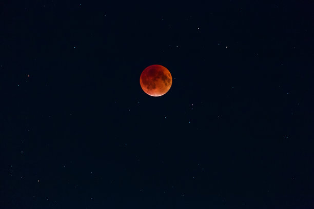 月全食期间的月亮照片图片下载