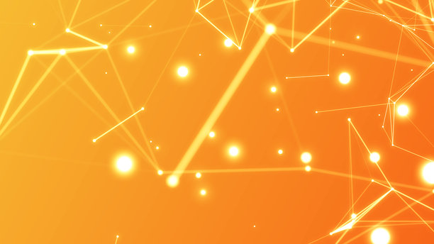 抽象数字流粒子。网络连接背景。大数据可视化。科技背景。3D渲染。4K照片。图片下载