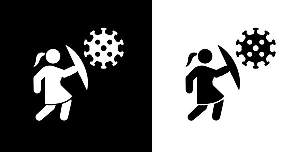 抗击新冠肺炎图标图片下载