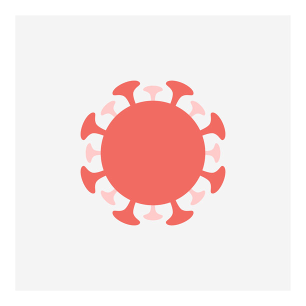 冠状病毒细菌病毒细胞图标图片下载