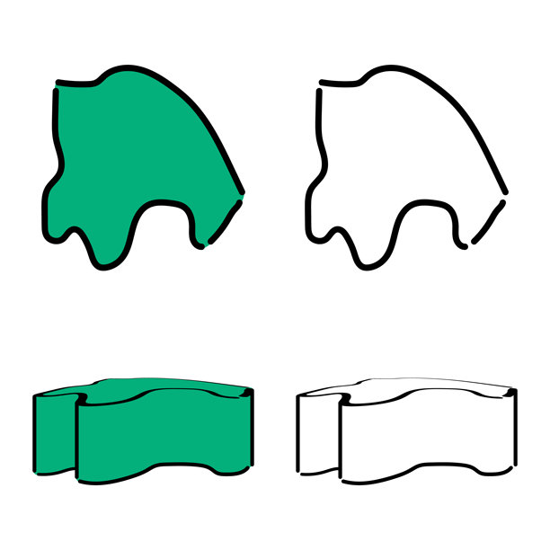 手写的阿塞拜疆舒沙区矢量素材集01图片下载