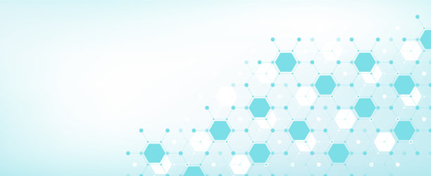 分子抽象结构与基因工程DNA。医疗保健与医学背景概念。科学研究背景。波动流动。创新模式。矢量插图。图片下载