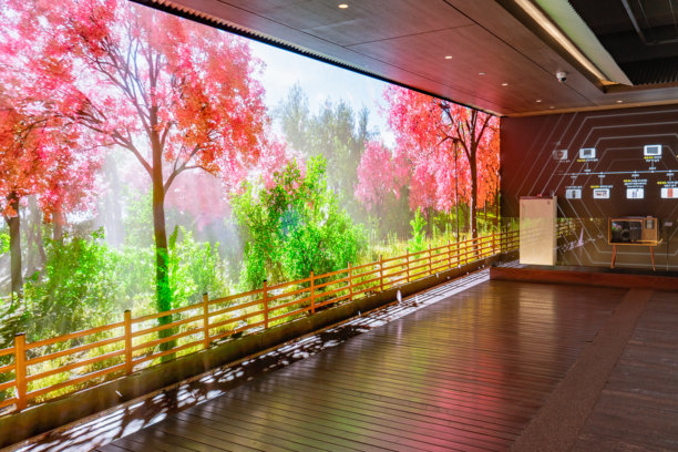 春季的LED显示屏图片下载