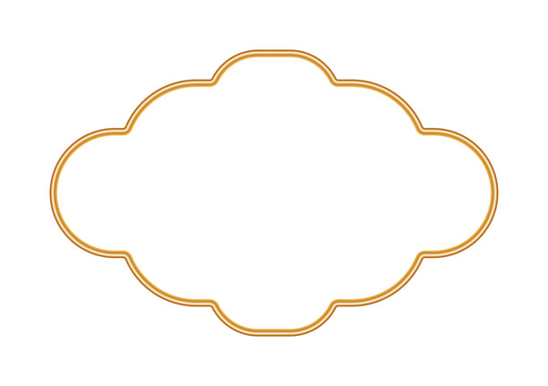 闪亮的金色奢华3D框架。真实物体的照片框模型。东方风格的装饰边框。印度装饰元素。用于证书、印章、花边的矢量图。图片下载