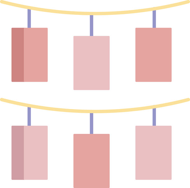 照片悬挂扁平图标设计图片下载