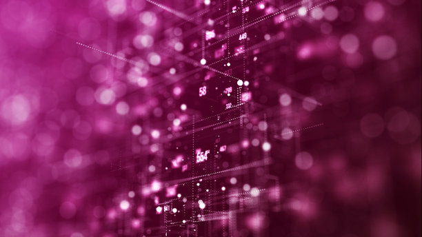 4K未来派抽象数字背景 - 可循环 - 4K库存照片图片下载