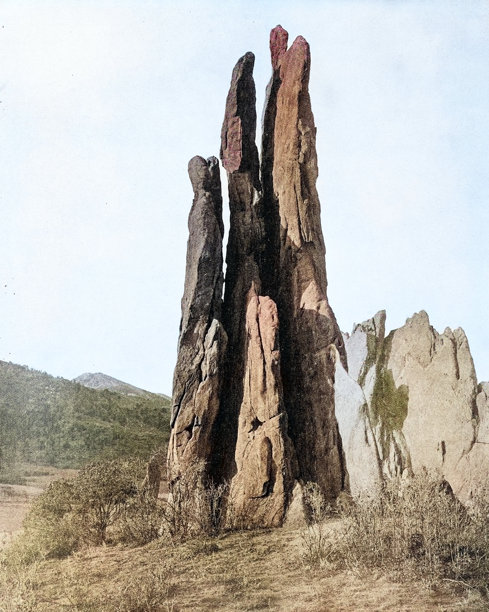 古董照片：众神花园图片下载