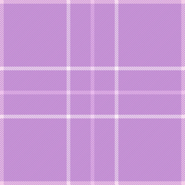 可编辑纹理矢量图，英式格子织物背景。酒店格子无缝图案纺织品，浅色和紫色。图片下载