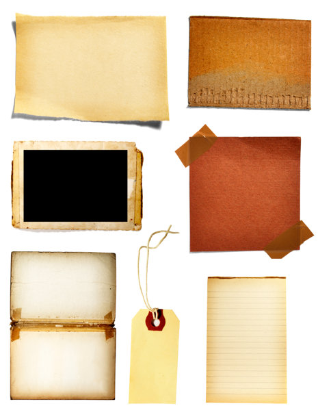 绳子、木质招牌、复古便签纸、价格标签、胶带图片下载