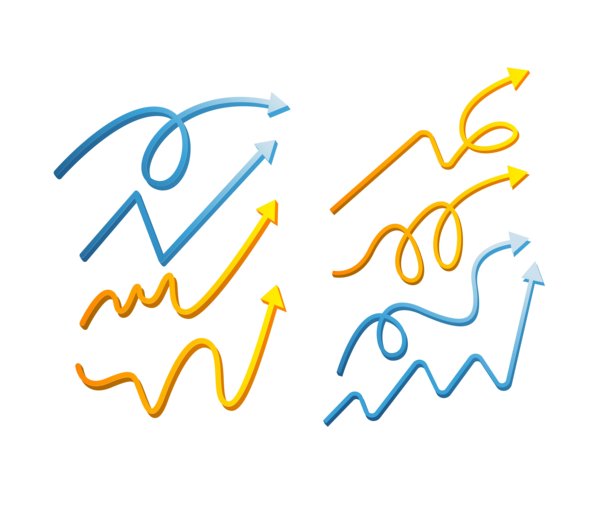 创意箭头涂鸦符号插画合集图片下载