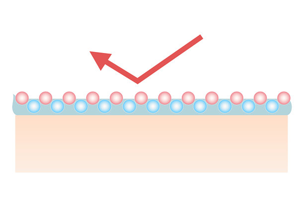 护肤化妆品和防紫外线材料的皮肤屏障保护插画图片下载