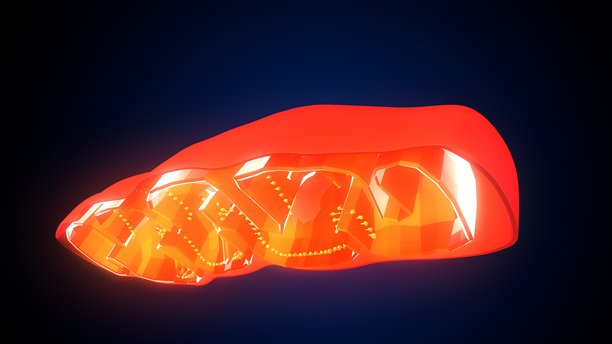 植物线粒体解剖结构。三维插画图片下载