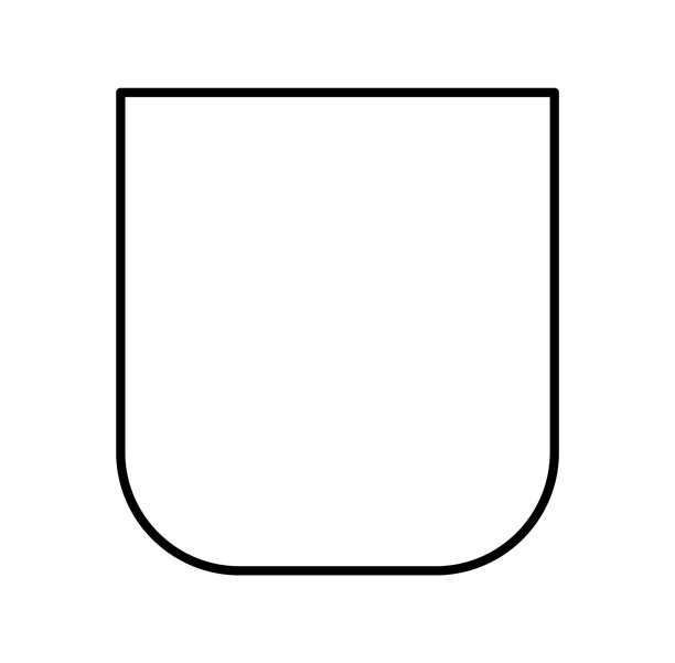 圆角贴袋技术时装插画。平面的服装模板正面视图。男女同款。图片下载