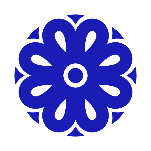 墨西哥塔拉维拉陶瓷瓷砖，带有花朵图案。来自普埃布拉的传统风格。矢量插画。马赛克设计艺术。图片下载