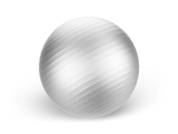 动态瑜伽球模型，用于运动健身品牌推广，三维插画图片下载