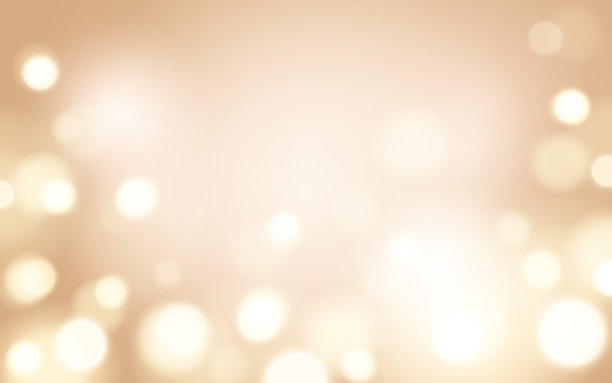 温暖的米色散景光背景，带有柔和的光晕，适合婚礼或健康主题的优雅抽象模糊，背景装饰。素材插画图片下载