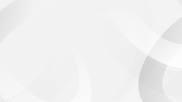 蓝色背景上的抽象白色线条，带有闪闪发光的效果。现代矢量插画设计。图片下载