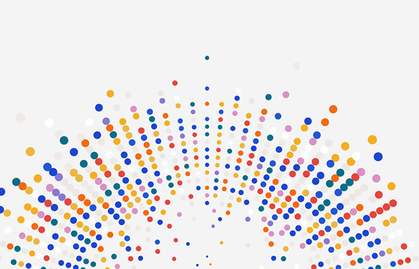 抽象的红蓝动感数据流模式科技时尚背景图片下载