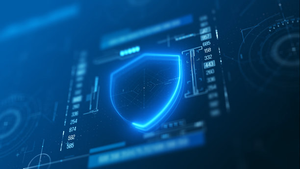 数字数据安全技术背景 - 可循环 - 4K素材图片下载