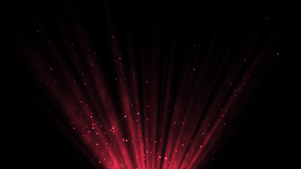 舞台灯光在演播室中亮起。无缝循环动画。4K素材图片，素材照片图片下载