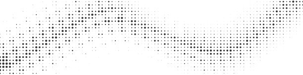 抽象的灰度方形像素流背景矢量插画，动态数据流图案，适用于数字技术、编码和故障艺术设计横幅图片下载