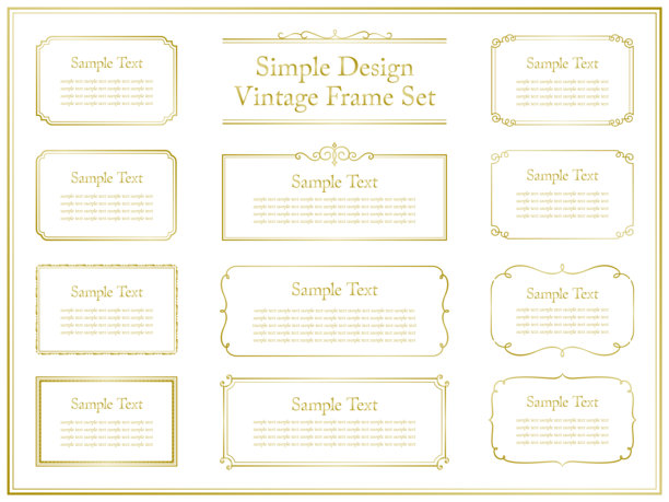 平面设计矢量素材合集。装饰性漩涡和卷轴、复古边框、花边和分隔线。复古矢量插画。图片下载