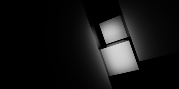 3D渲染的黑色抽象几何背景。适用于广告设计、展厅、科技、未来、现代、体育、游戏、外星人、宇宙飞船、车库的场景。科幻插画。神秘的反乌托邦。图片下载