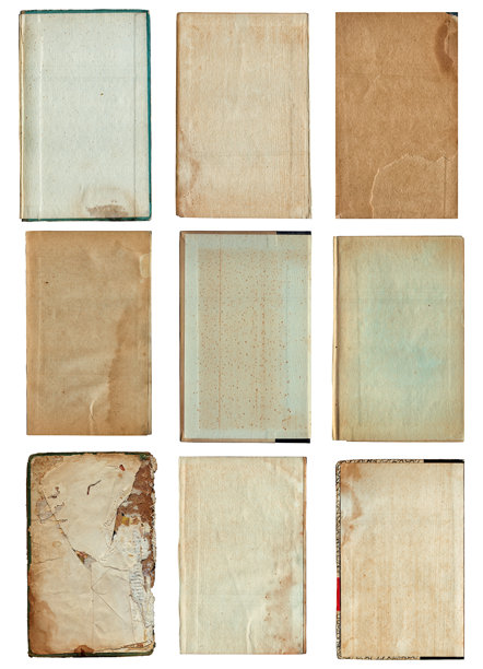 斑点老旧纸张纹理的复古背景素材，孤立图片下载