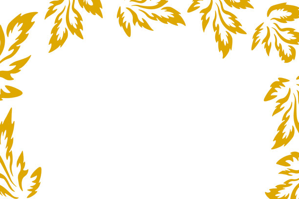 手绘植物、分隔符、花环、边框。白色背景上的圆形叶子花卉框架。矢量手绘插画，适用于壁纸、海报、卡片。可复制空间。涂鸦风格图片下载