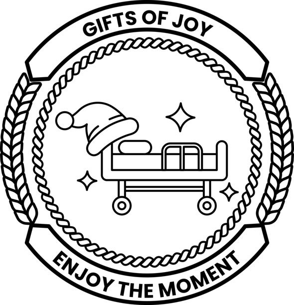 一张黑白照片，上面有一张床，床上面放着一顶圣诞老人的帽子。图片下载