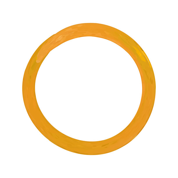 圆形复古纹理画框，适用于您的设计。复古封面。留有文字空间。复古节日精美金色画框，适用于绘画或照片。模板矢量插画图片下载