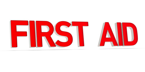 白底上的急救标志。隔离的3D插画图片下载