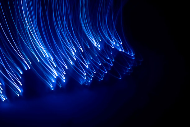 光学纤维技术超现实数据抽象光背景概念 - 库存照片图片下载