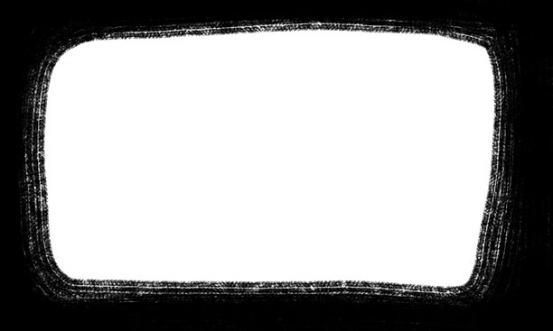 白色空白背景上的粗糙黑色手绘横框，留有复制空间。图片下载