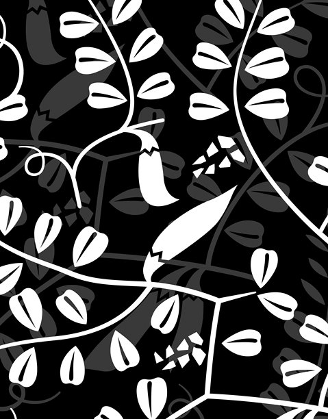 植物图案背景素材图片下载