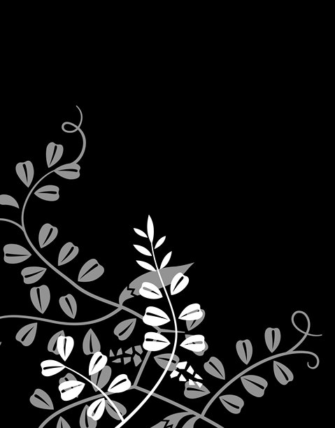 植物图案背景素材图片下载