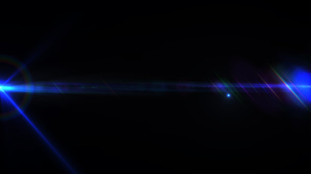 黑色背景上的光学耀斑过渡叠加。快速明亮光线动画。耀斑胶片过渡集。4K素材照片图片下载