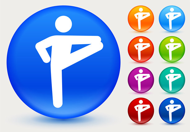 男子做运动瑜伽图片下载