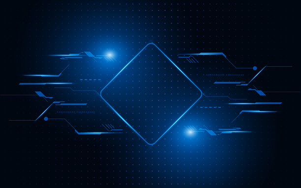 科幻未来用户界面，HUD，科技抽象背景，矢量插画图片下载