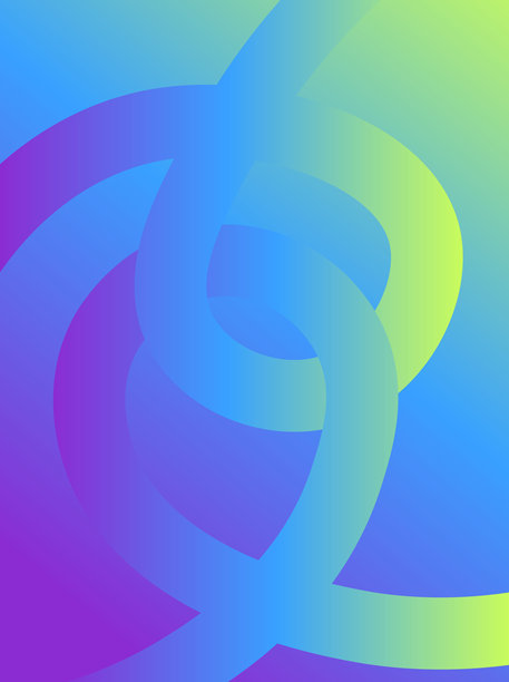 矢量插画。抽象鲜艳渐变色背景集。酷炫明亮的壁纸，带有动态丝带线条。用于书本封面、宣传册、杂志、传单、手册的未来主义设计元素。图片下载