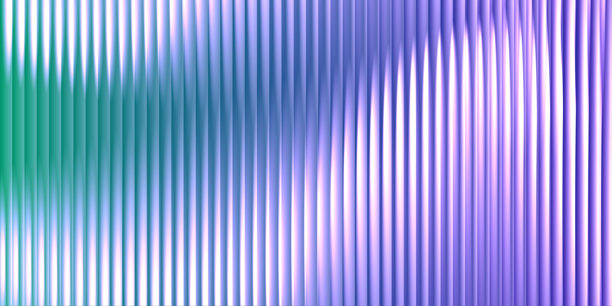 带有垂直光线散射的玻璃棱镜纹理背景。折射光束营造出具有金属反射和柔和高光的闪亮半透明效果。优雅逼真的矢量插画图片下载