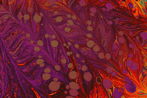 大理石纹理的埃布鲁手工波浪背景。独特的艺术液态大理石纹理插画。图片下载