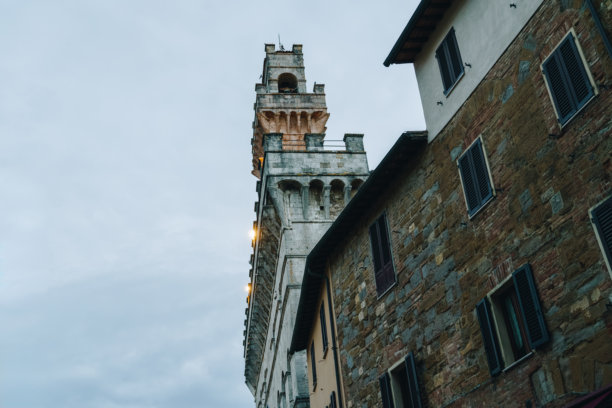 托斯卡纳老中世纪建筑素材图图片下载