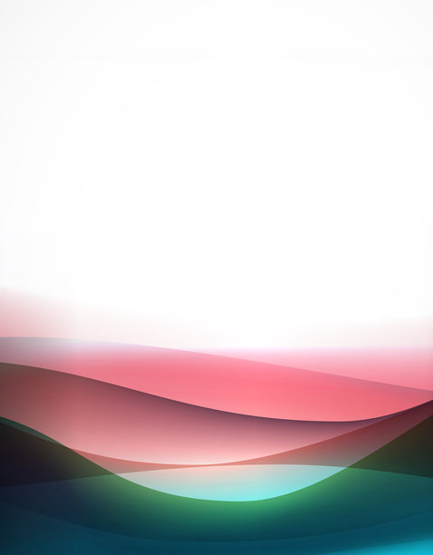 抽象的彩色波浪渐变设计素材背景图片下载