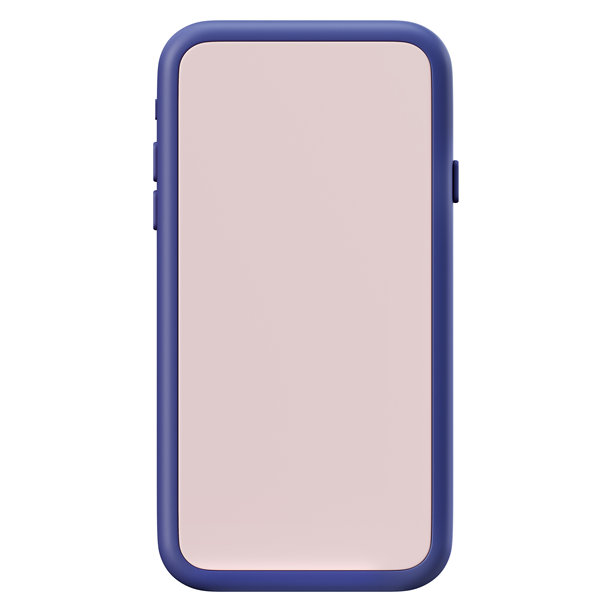 用于应用程序UI和移动模板的空白屏幕智能手机模型，3D插画图片下载