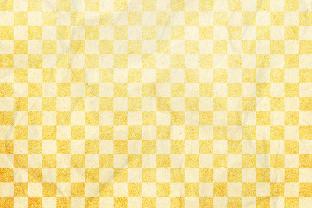 抽象金色图案，复古纸张背景，日本传统图案，复古风格插画。图片下载