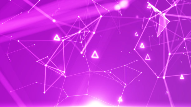 抽象数字流粒子。网络连接背景。大数据可视化。科技背景。3D渲染。4K照片图片下载