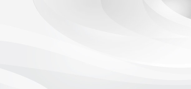抽象波浪灰色背景，浅灰色渐变图案。弯曲的银色优雅纹理，简约现代科技横幅。未来感柔和空间，漩涡背景。平滑运动流体。矢量图片下载